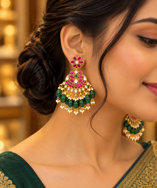 Jadaukundan Earrings