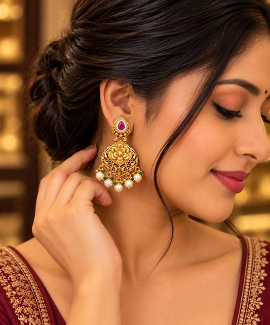 Jadaukundan Earrings