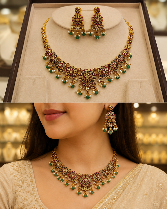 Matte Finish Neckset