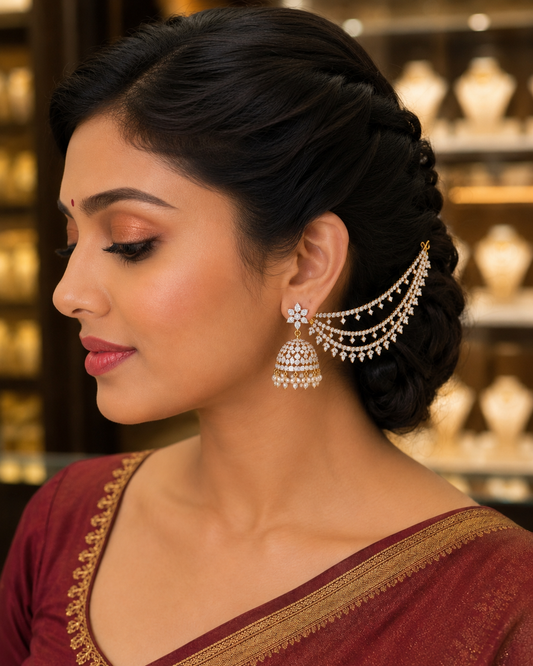 Diamond Finish Ear Accessories