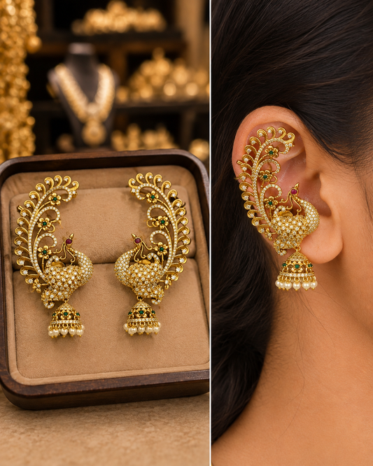 Antique Finish Ear Cuffs