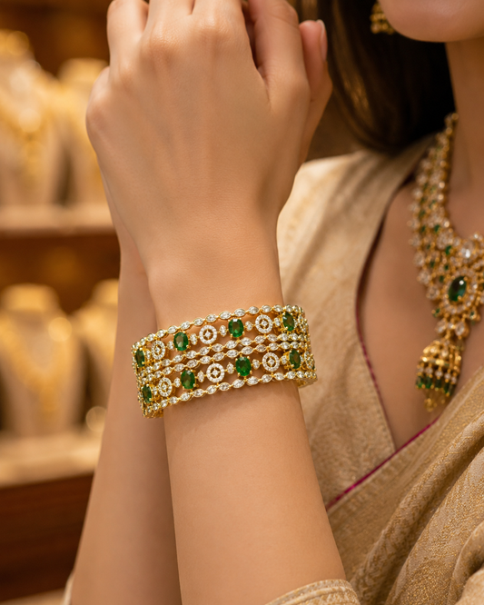 Gold Finish Bangles
