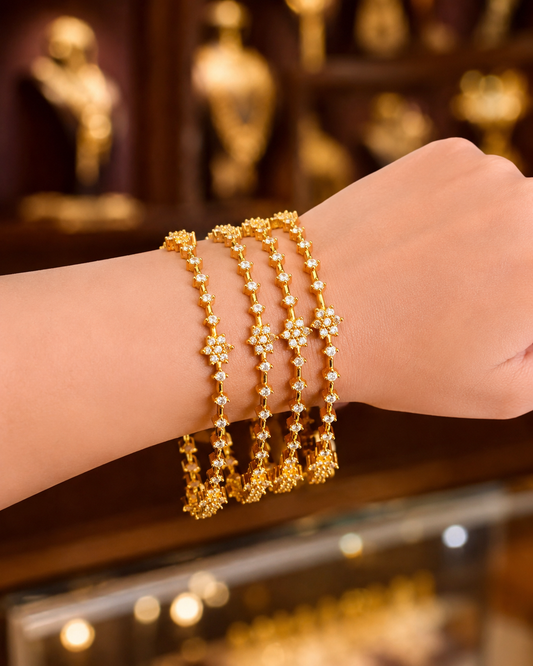 Gold Finish Bangles