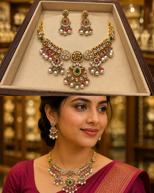 Antique Finish Neckset
