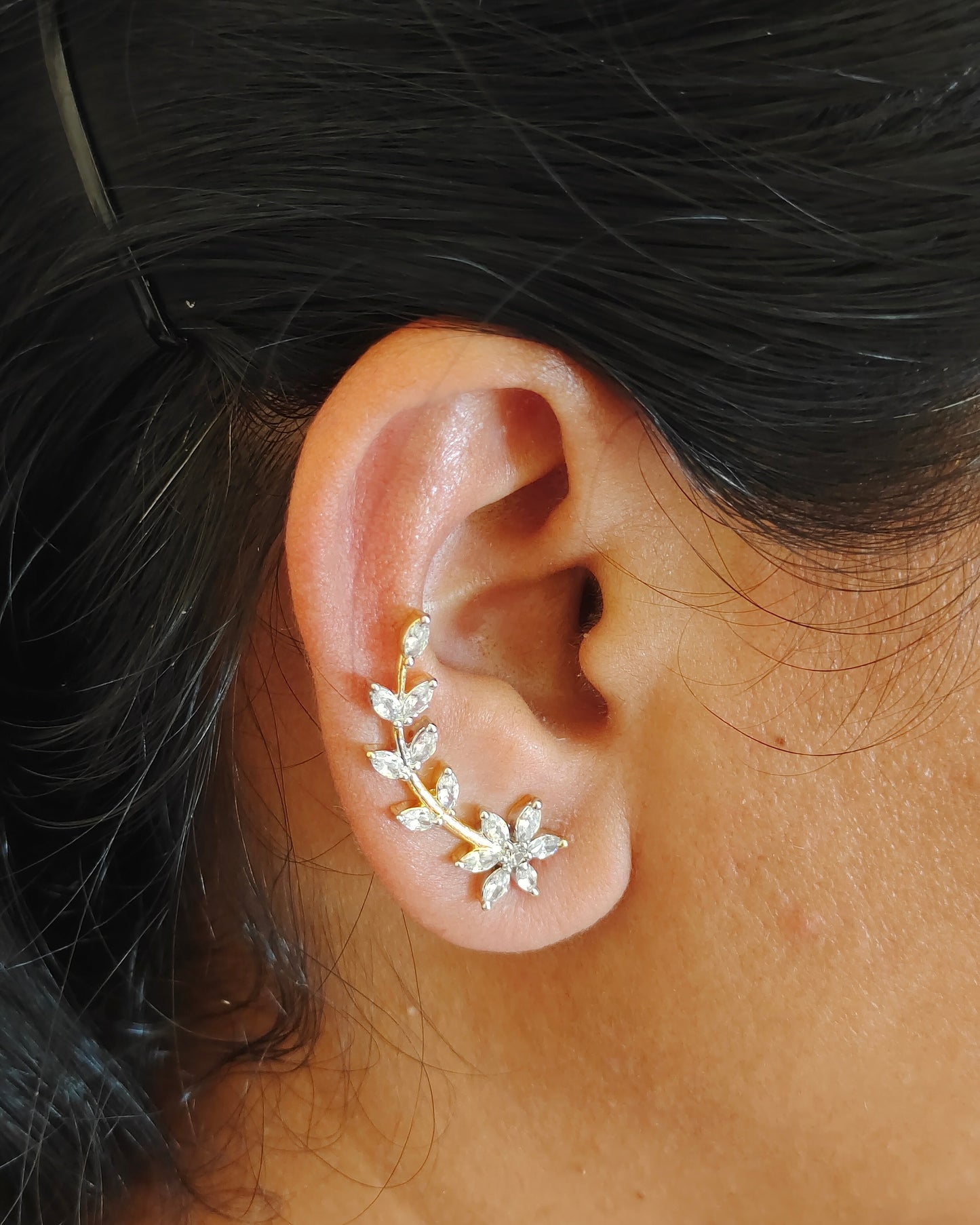 Gold Finish Ear Cuffs