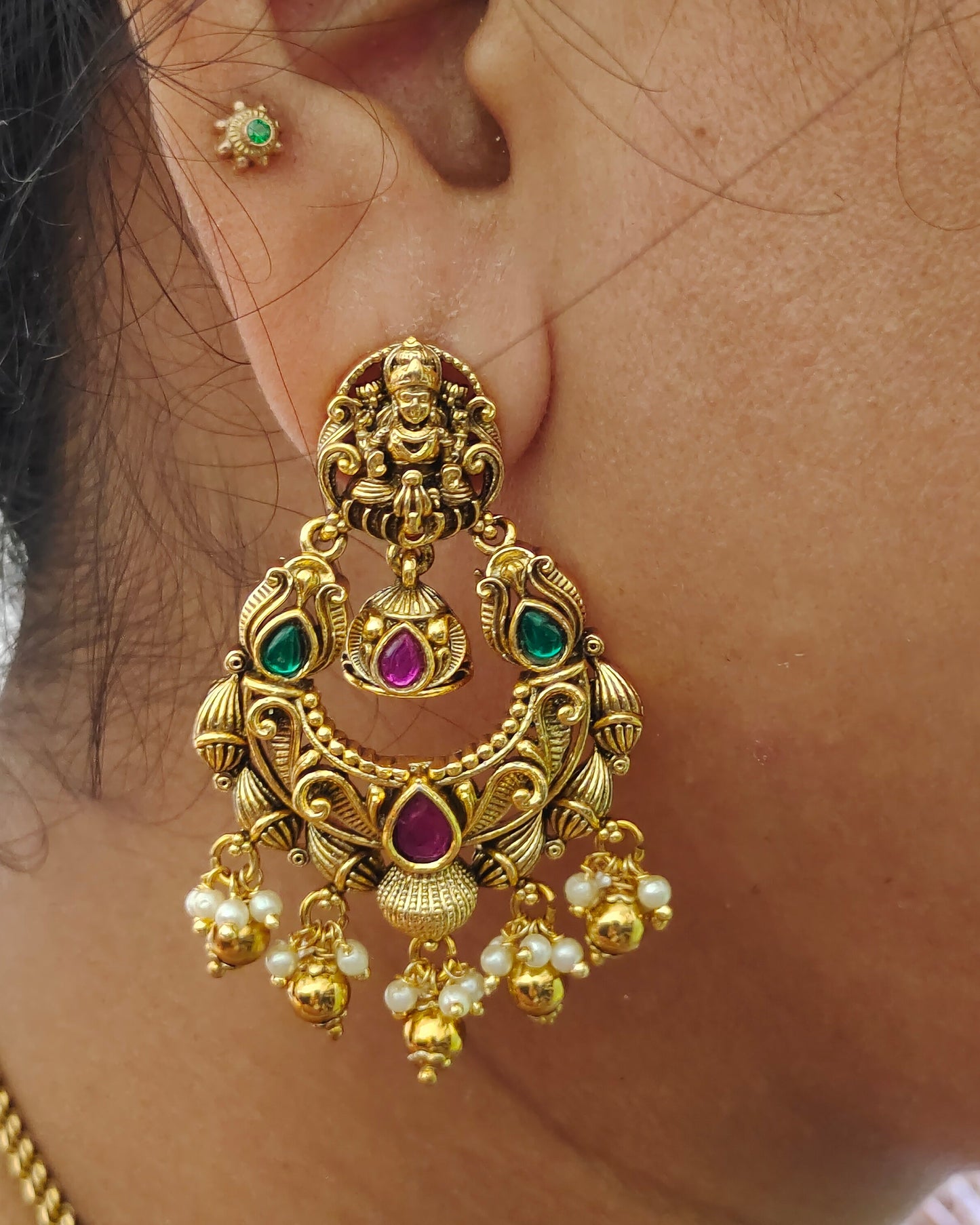 Antique Finish Earrings