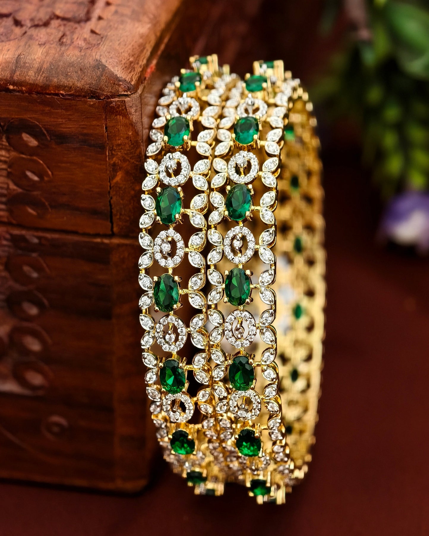 Gold Finish Bangles