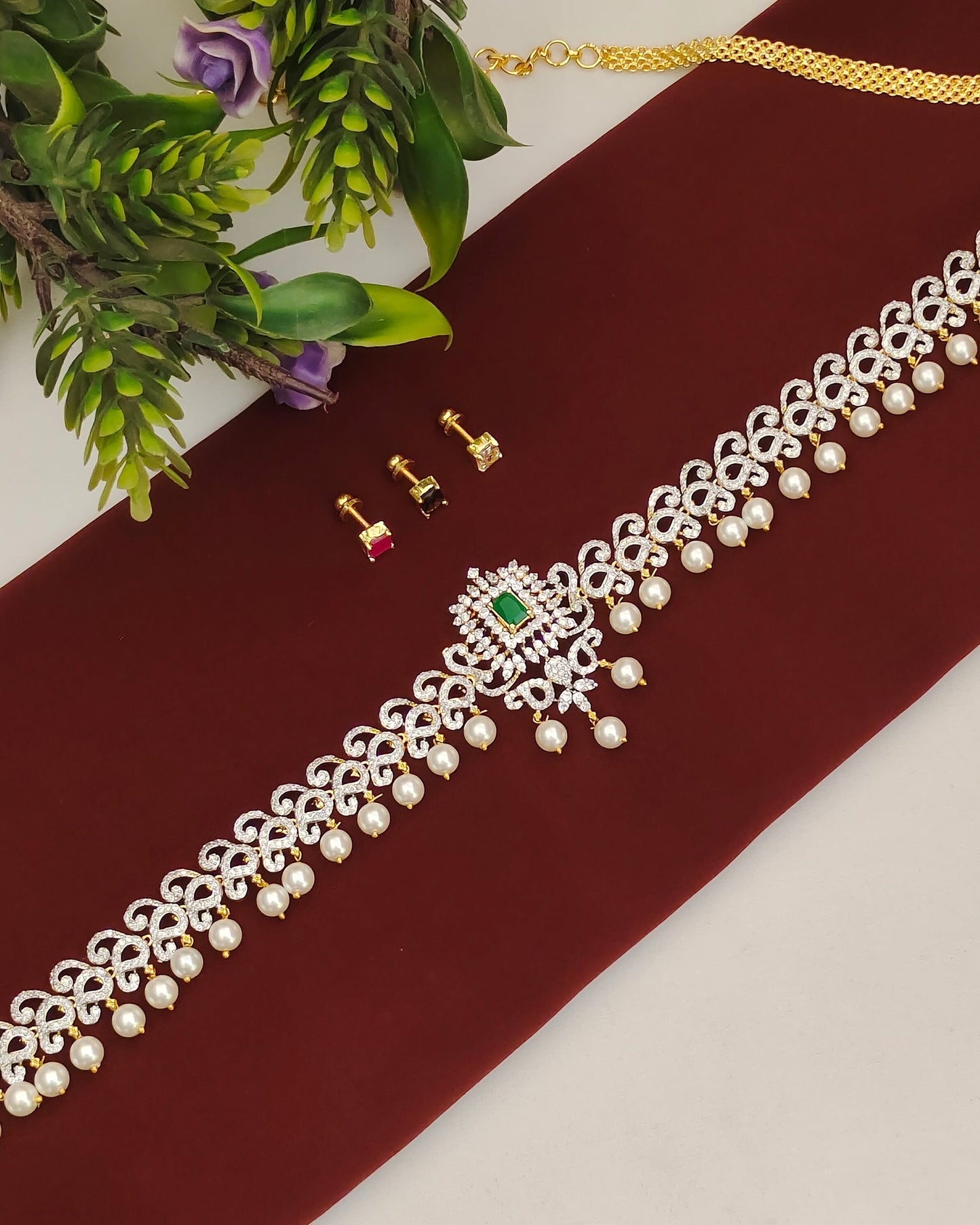 Diamond Finish Hip Chain