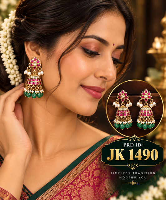 JADAUKUNDAN JHUMKAS