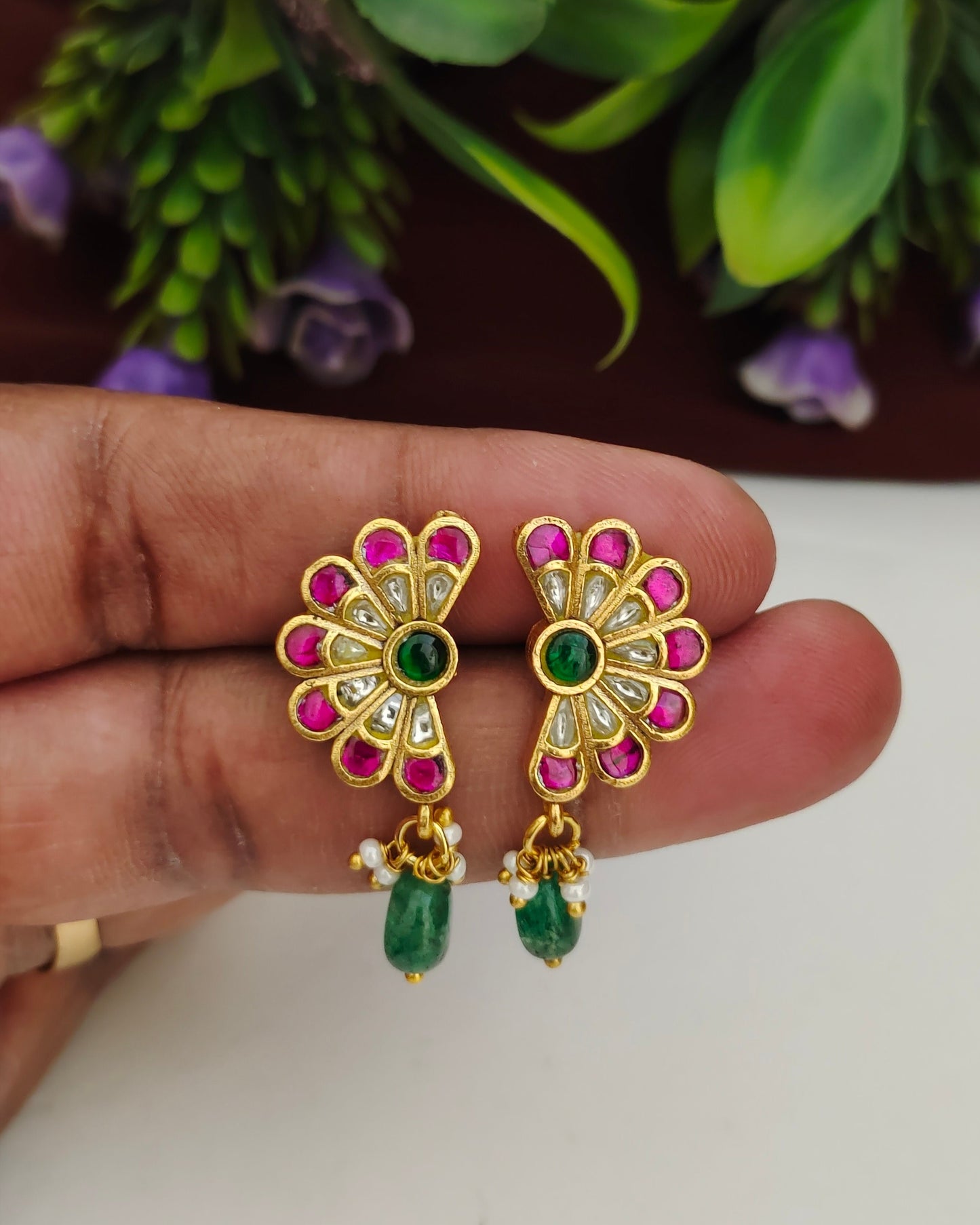 Kundan Studs