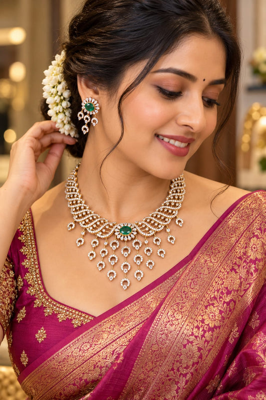 Diamond polish neckset NS1750