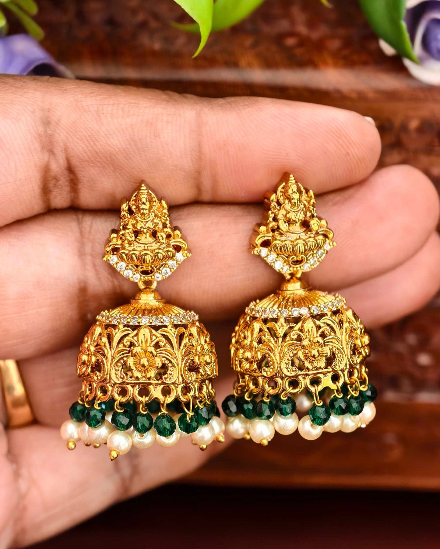Matte Finish Jhumkas