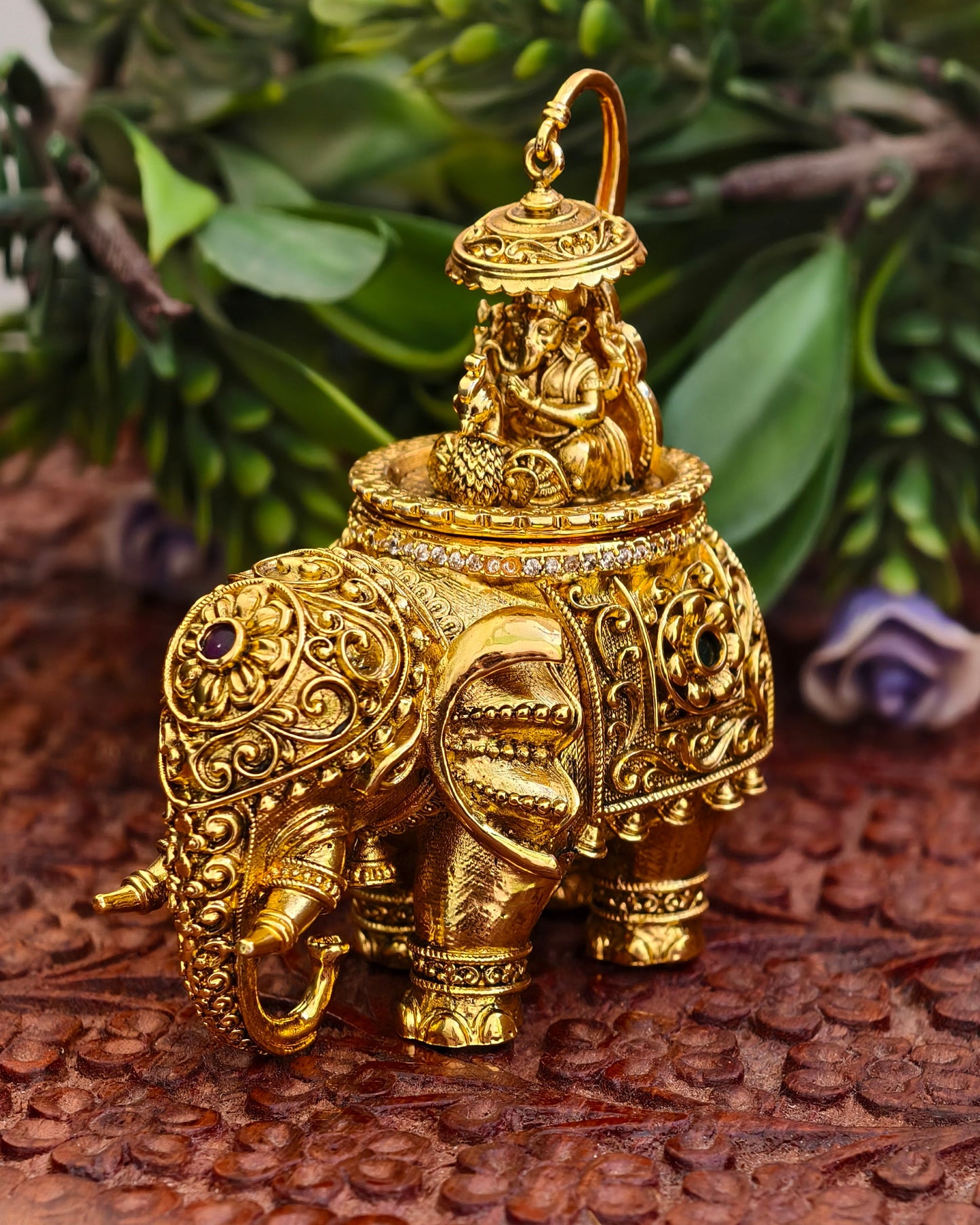 Antique Finish Kumkum Bharani