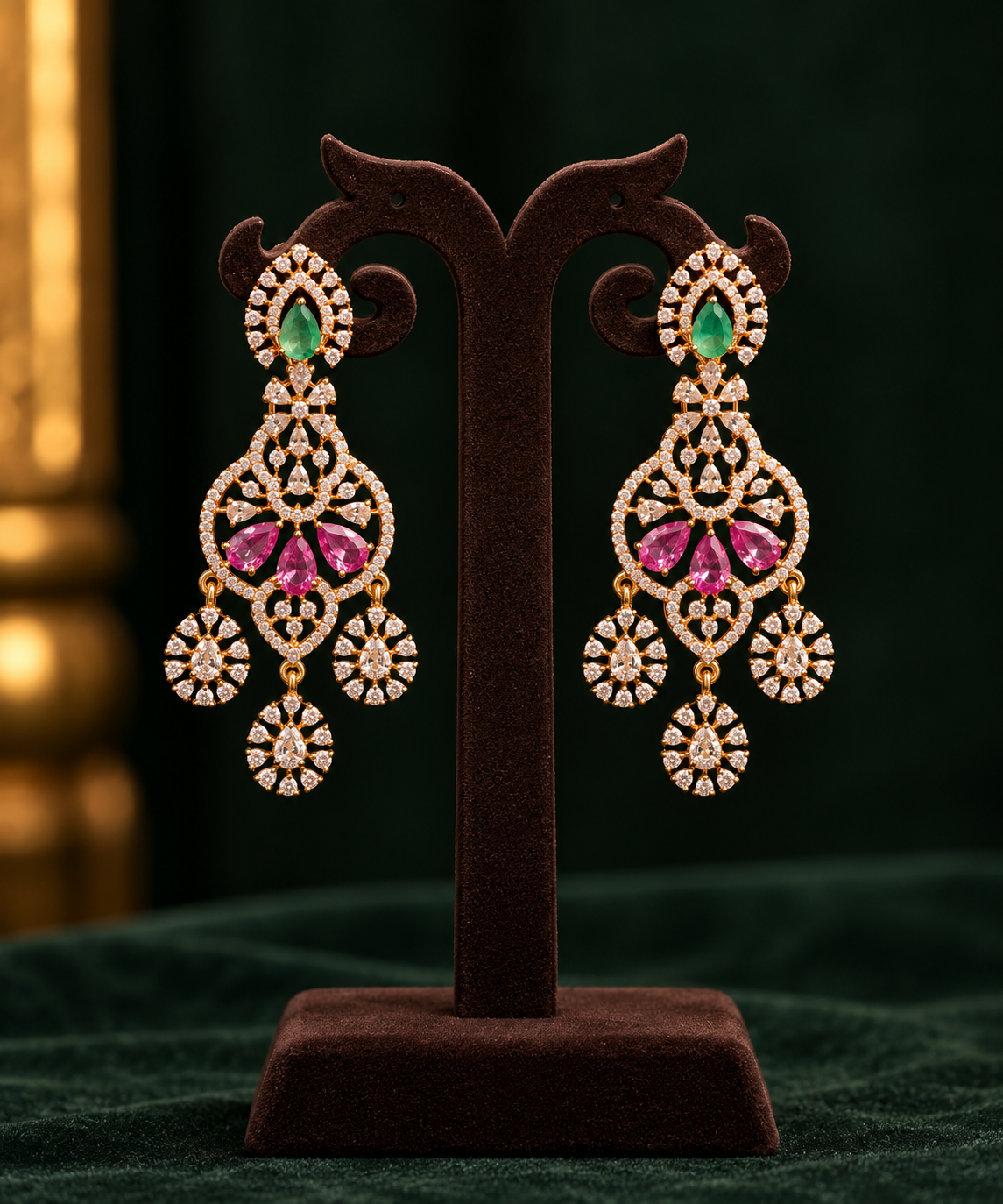 Carat polish earrings