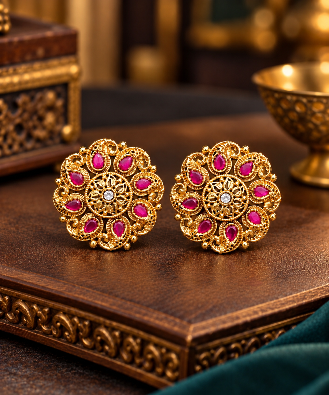 Kundan Studs