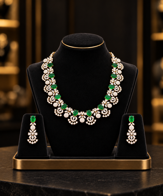 Diamond polish Neckset