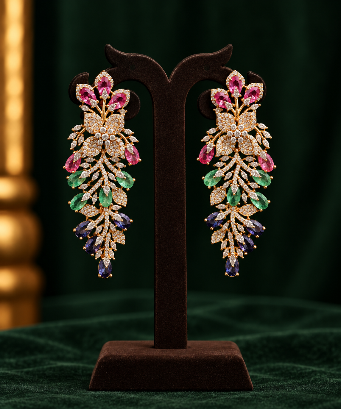 Carat polish earrings