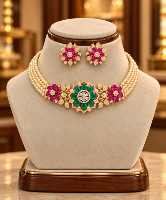 Rosegold chowker