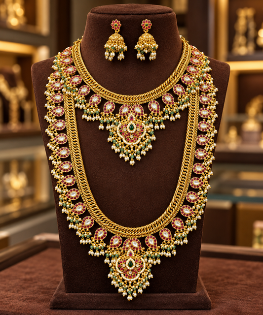 Jadaukundan bridal set