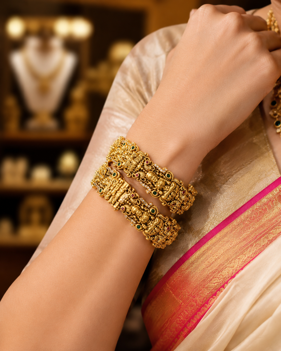 Antique Finish Bangles