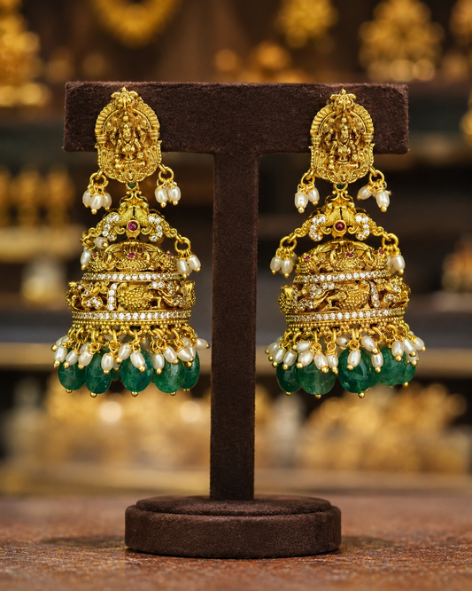 Matte Finish Jhumkas