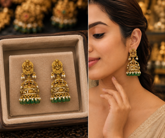 Matte Finish Jhumkas