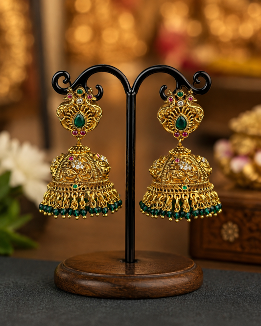 Matte Finish Jhumkas