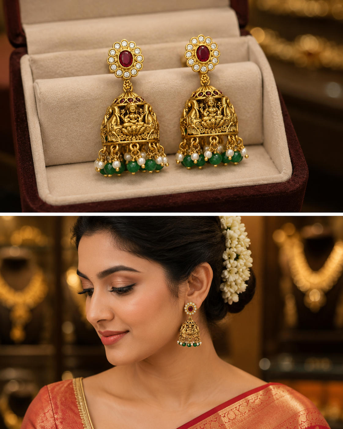 Matte Jhumkas