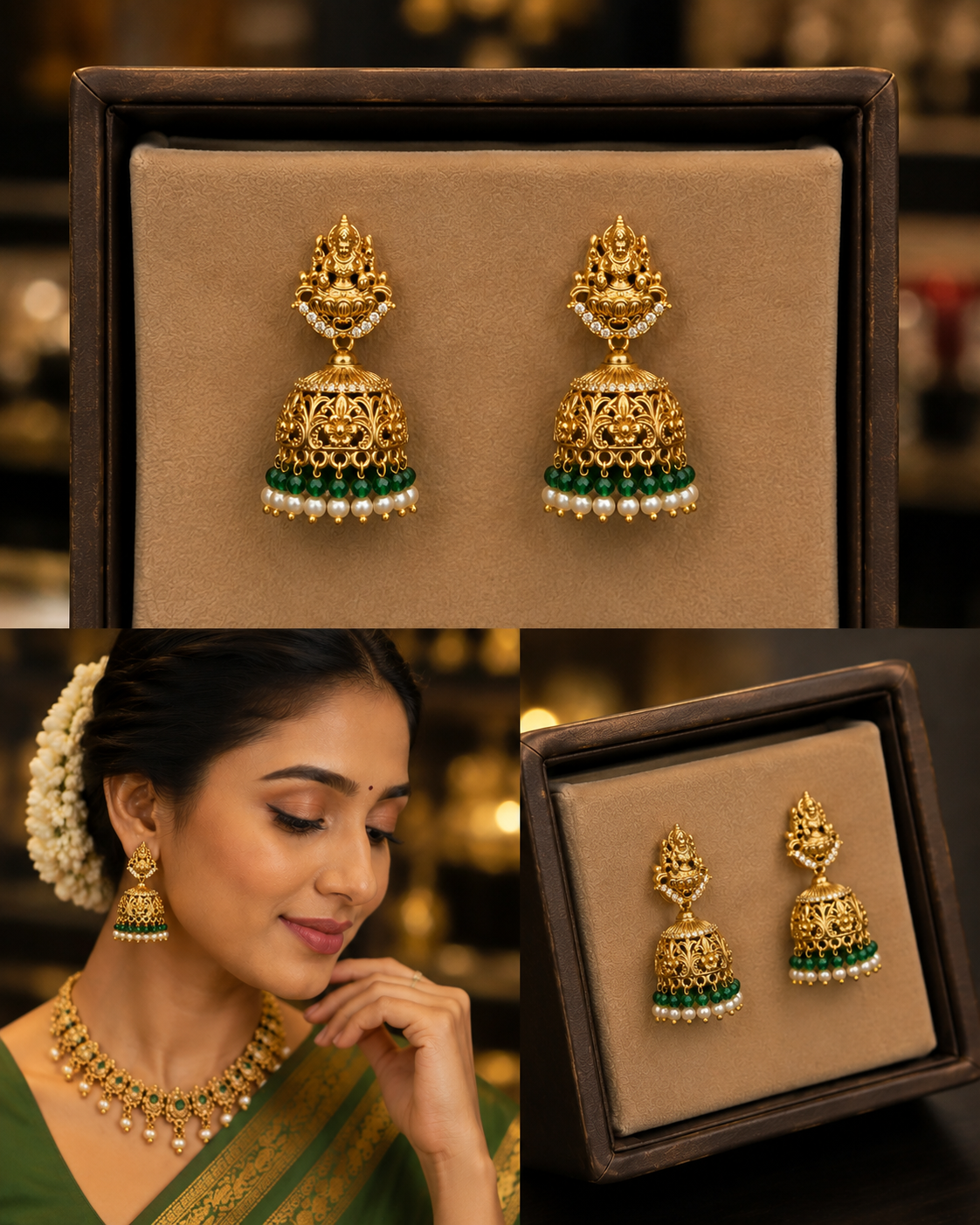Matte Finish Jhumkas