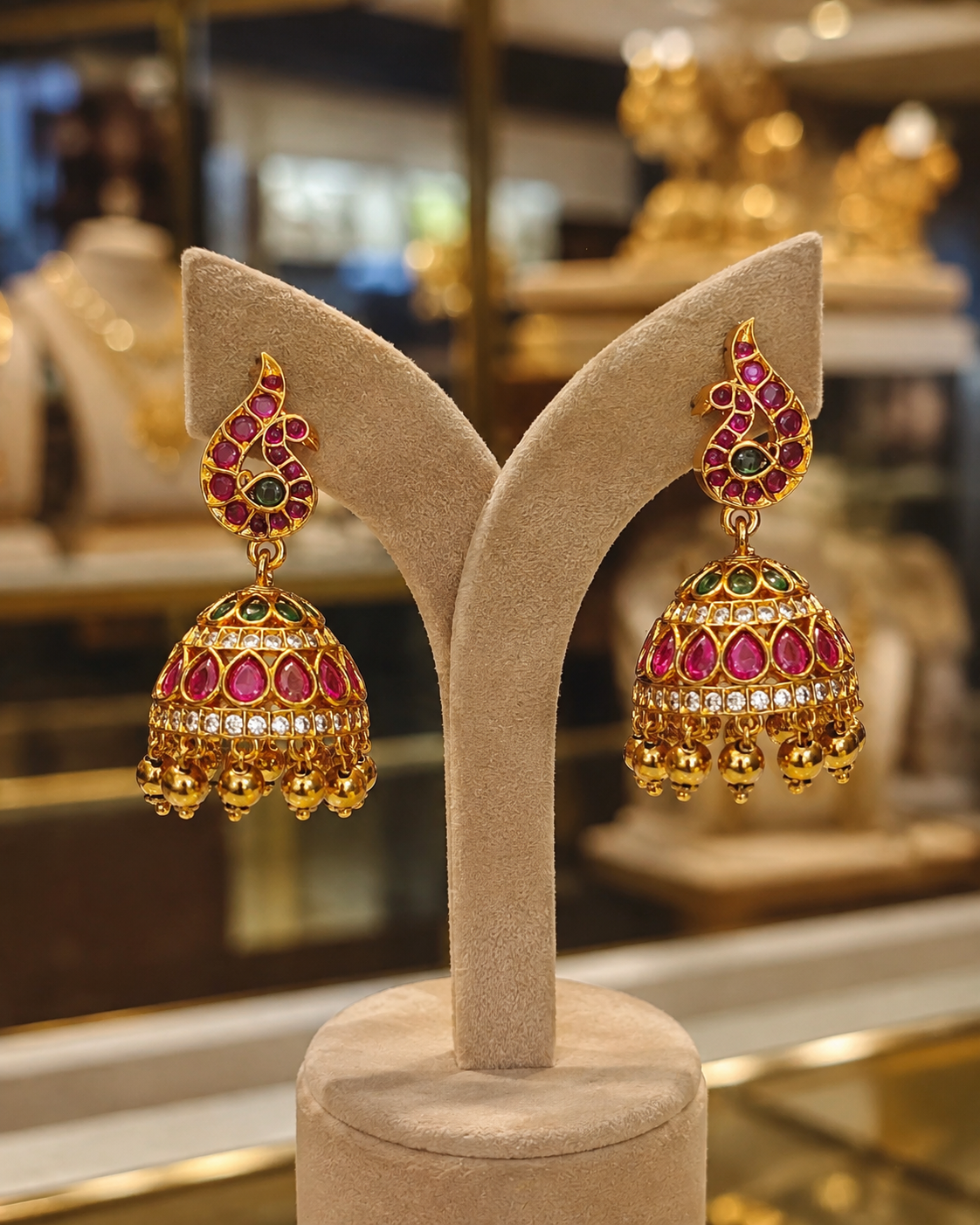 Matte Finish Jhumkas