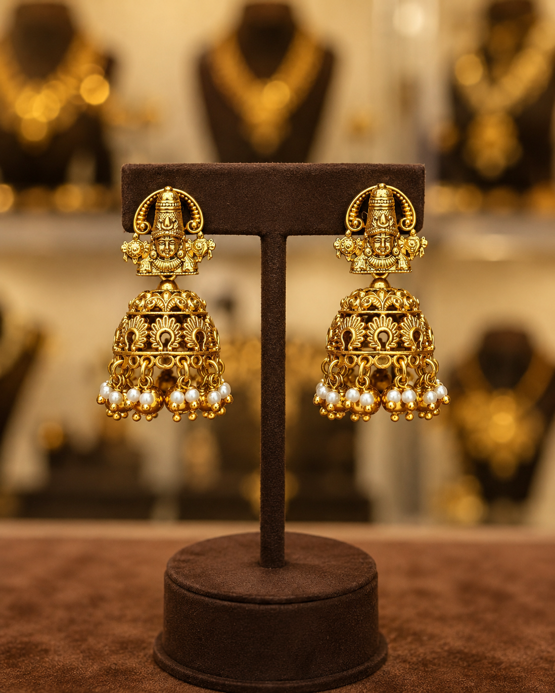 Matte Finish Jhumkas