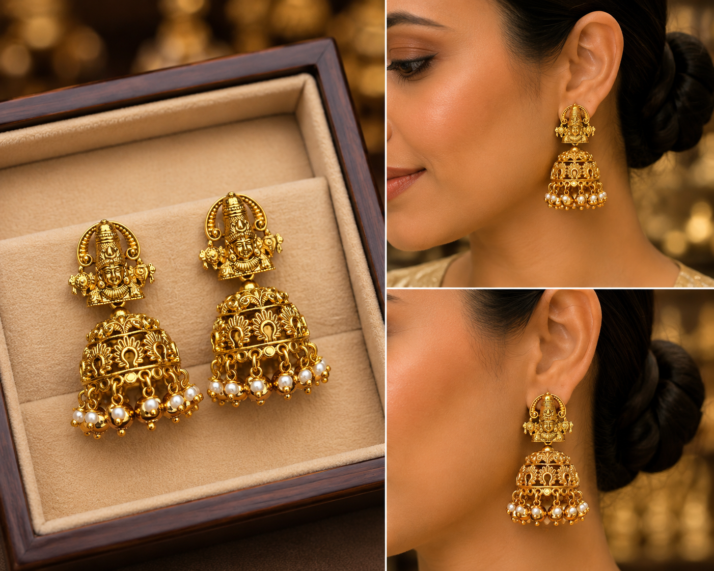 Matte Finish Jhumkas