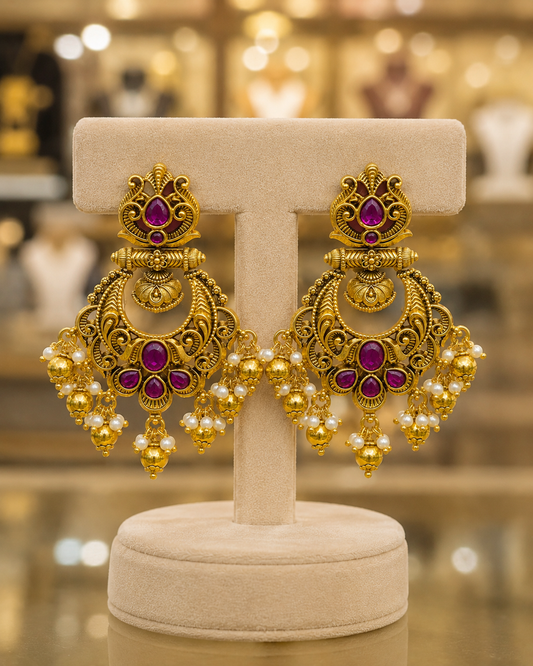 Antique Finish Earrings