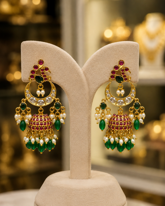 Gold Finish Earrings
