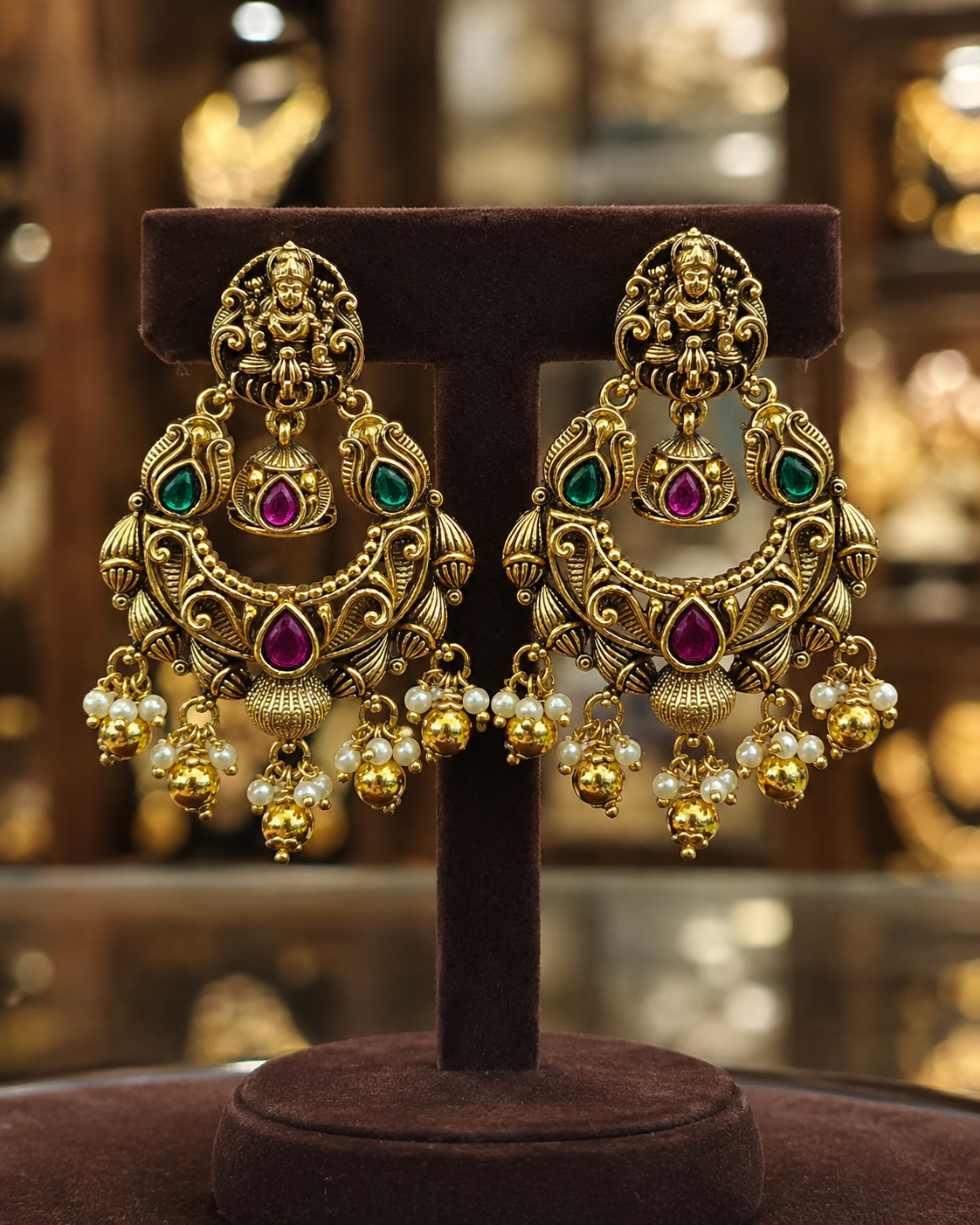 Antique Finish Earrings