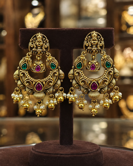 Antique Finish Earrings