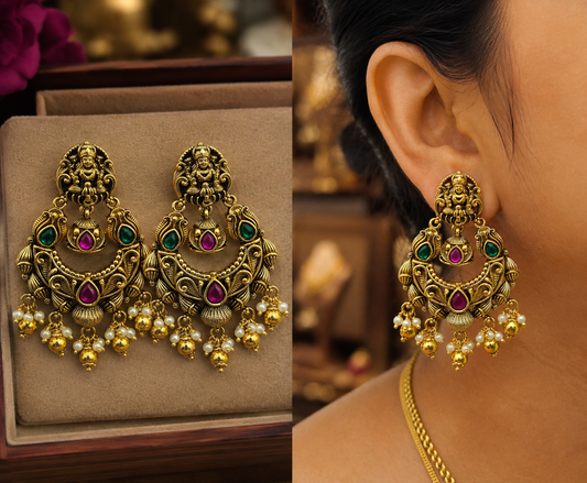 Antique Finish Earrings