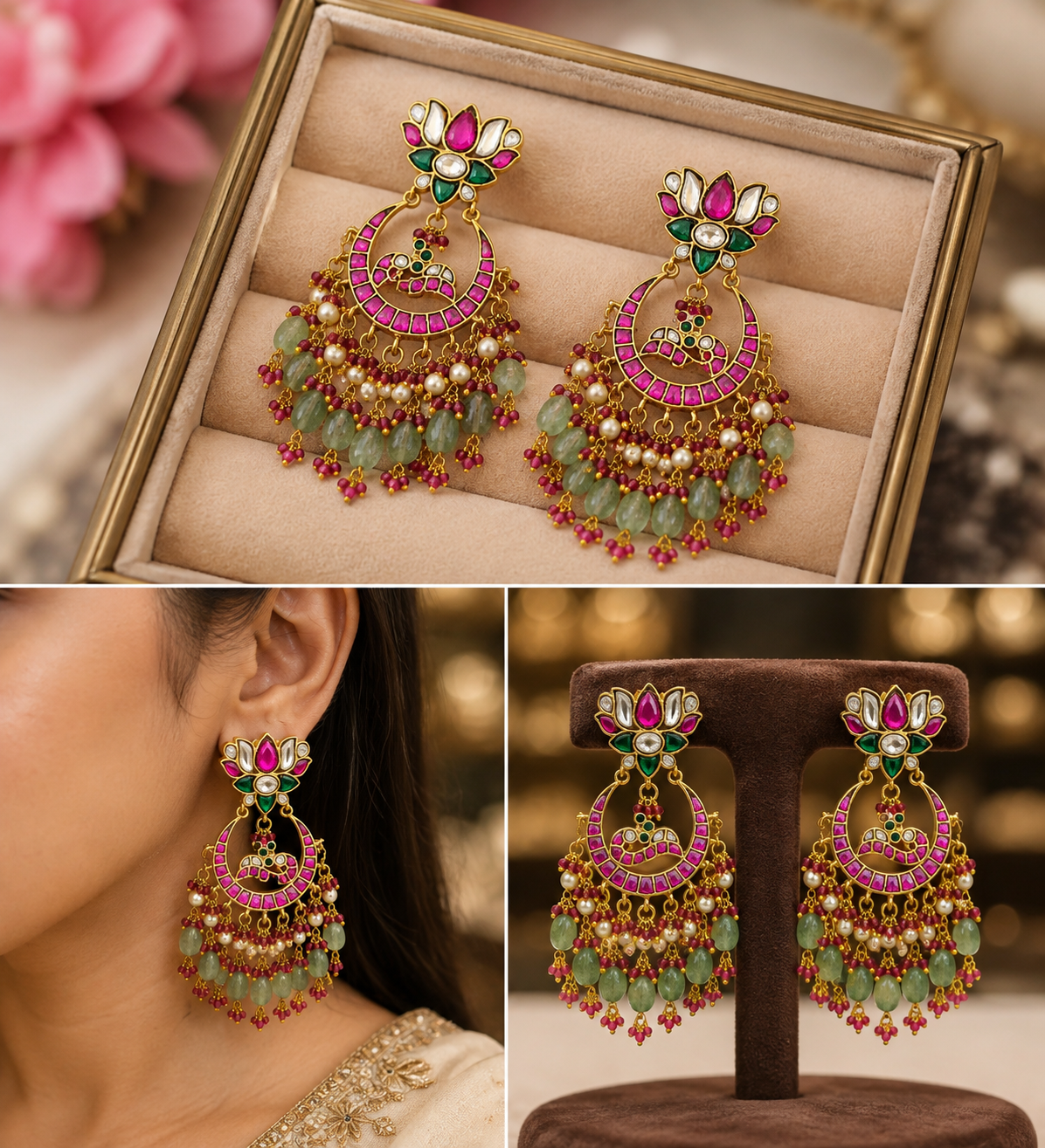 Jadau Kundan Earrings