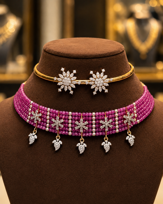 Fancy Beads Choker