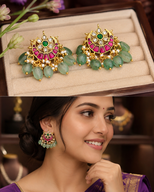 Jadau Kundan Studs