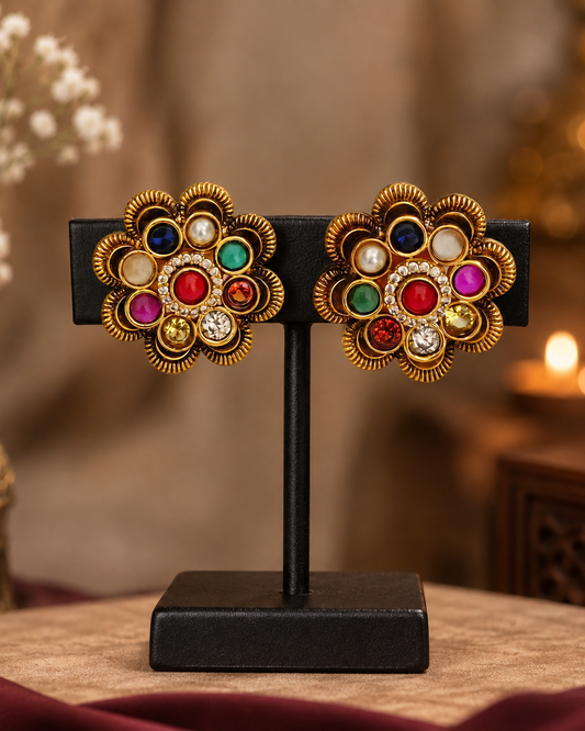 Navaratna Studs