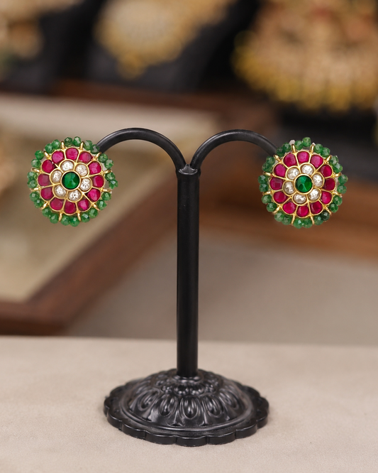 Jadau Kundan Studs