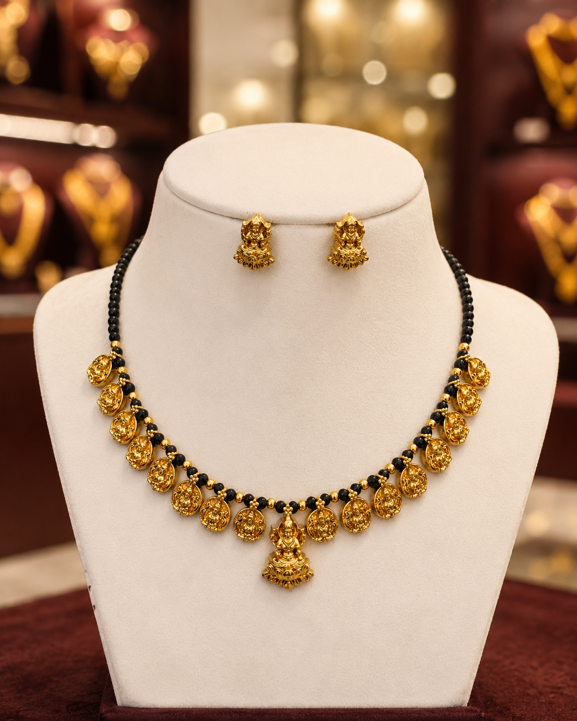 Antique Finish Black Bead