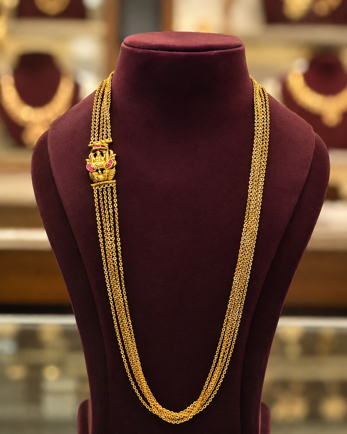 Antique Finish Chandraharam