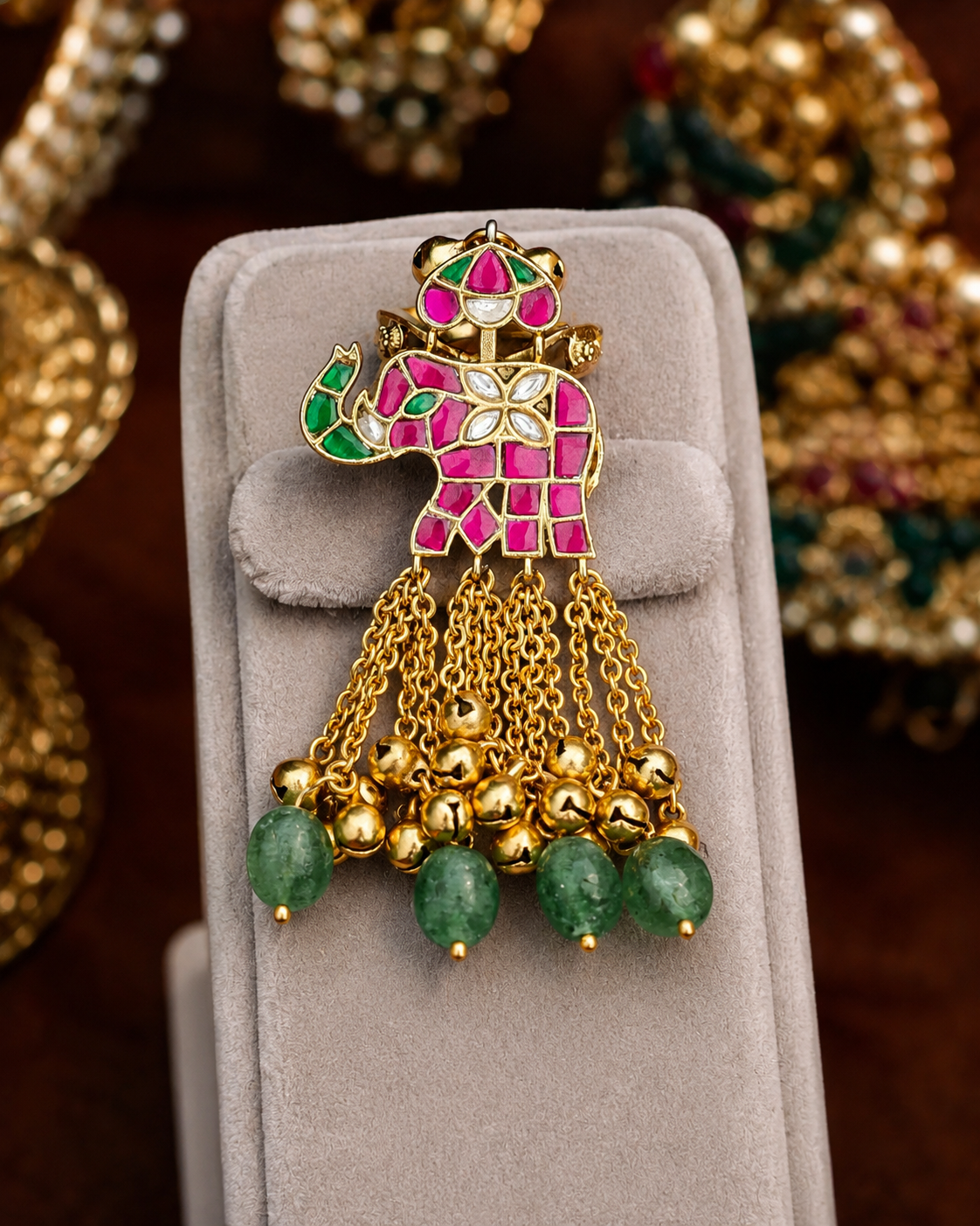 Kundan Finger Ring