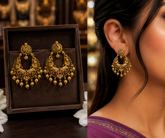 Antique Finish Earrings