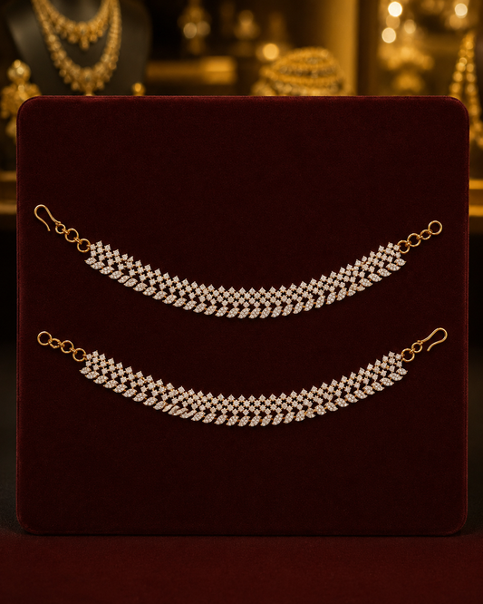 Diamond Finish Ear Accessories