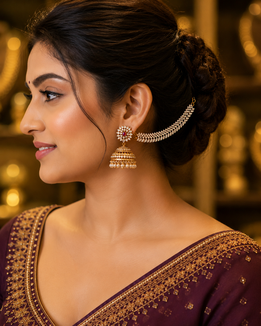 Diamond Finish Ear Accessories
