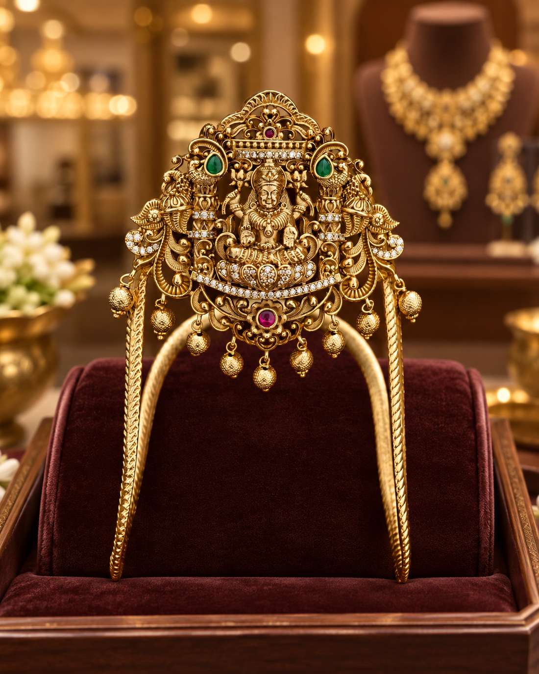 Antique Gold Finish Vanki