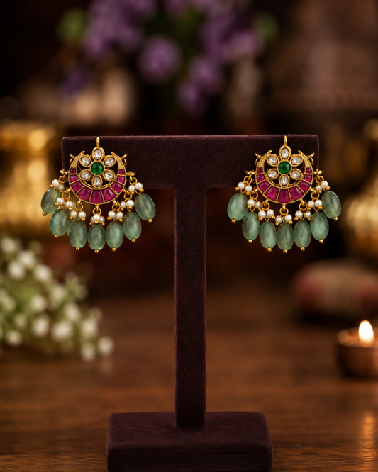 Jadau Kundan Studs